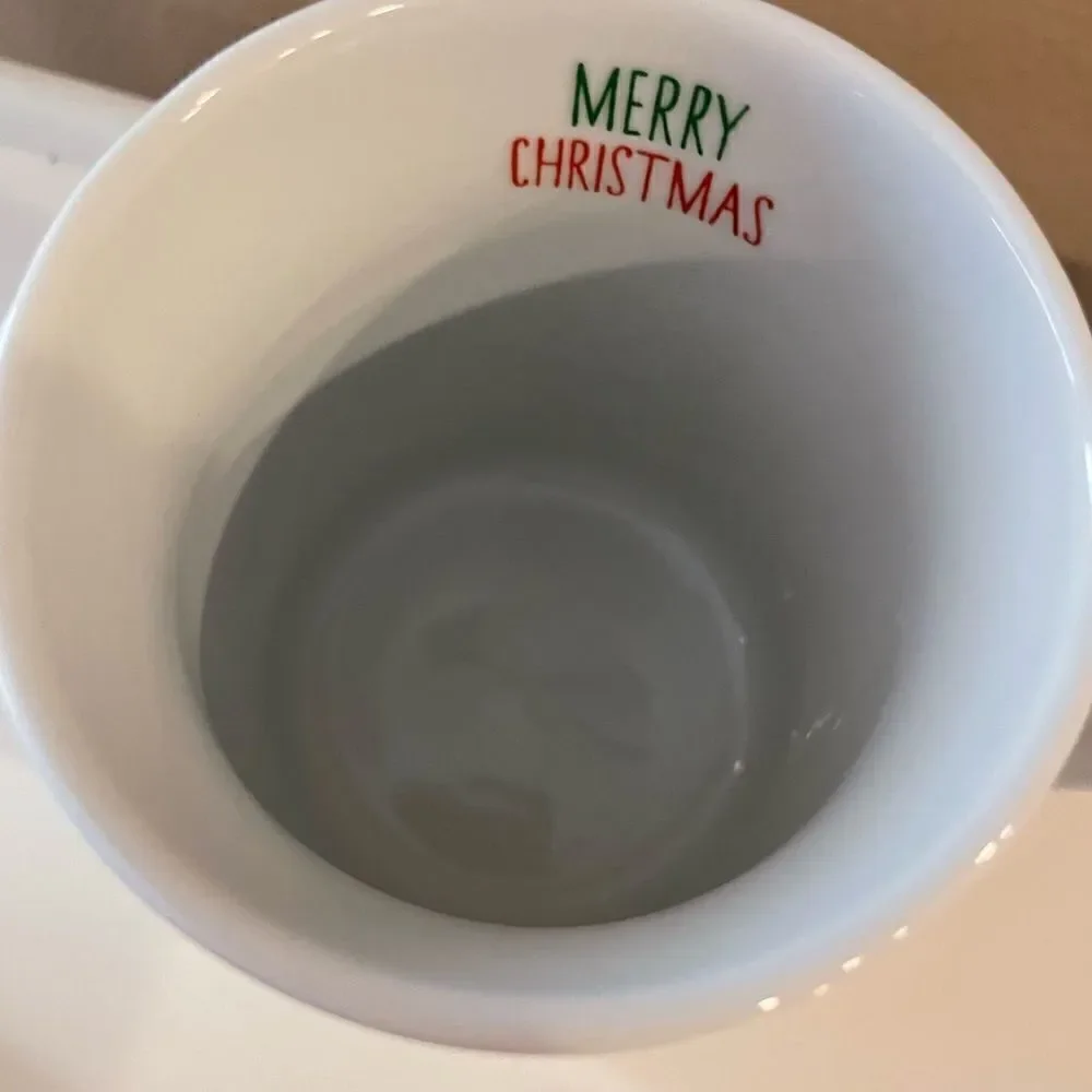 Fringe Cat Christmas themed coffee cups